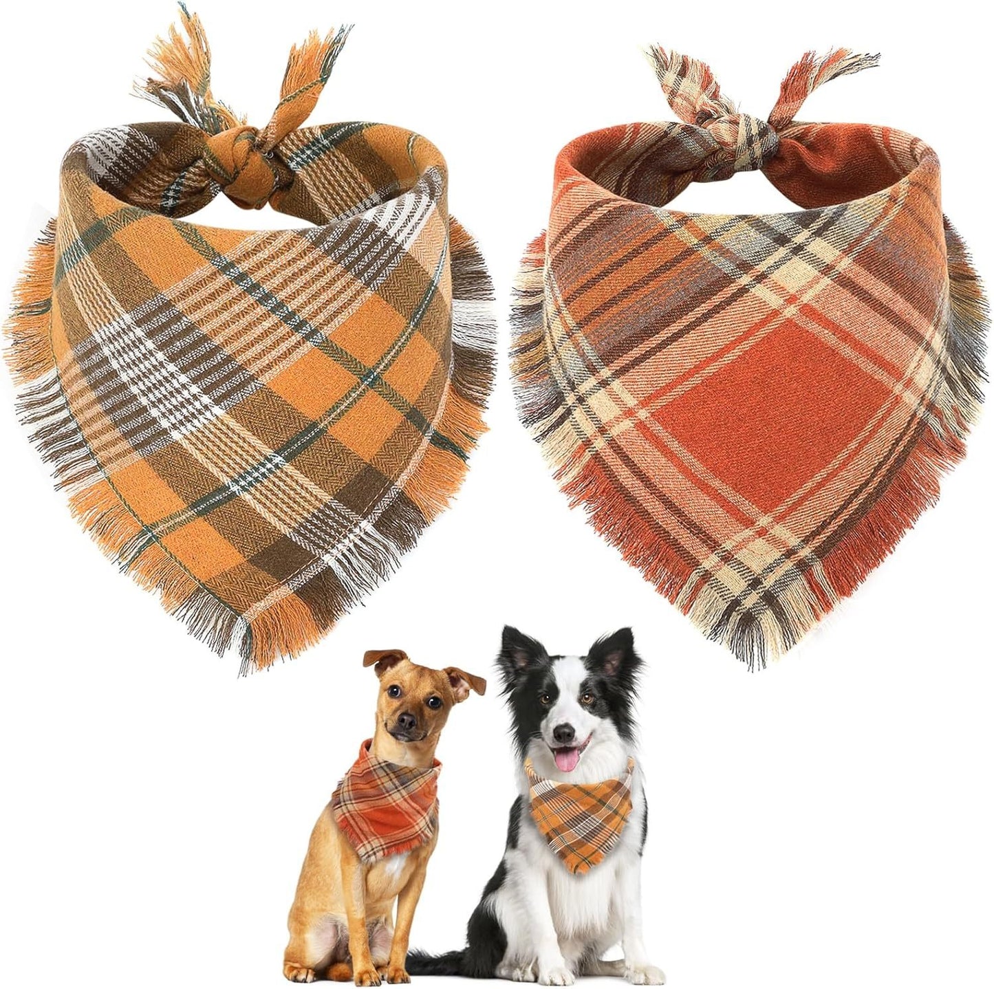 Bandana Automnal pour Chien – Baroudog® FallSpirit Tartan