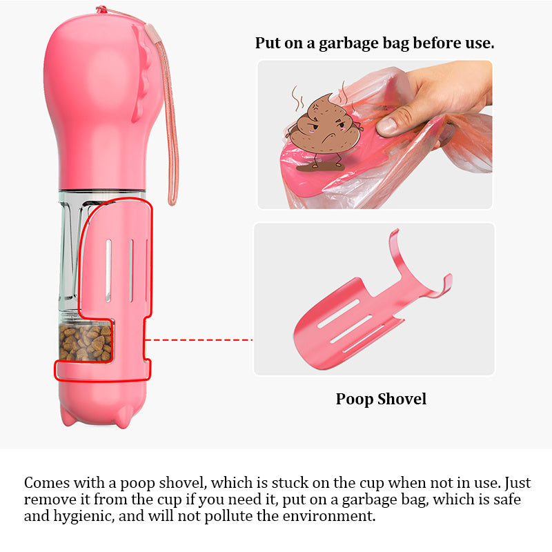 Gourde Multi Baroudog™ – Bouteille d’eau multifonction pour chien baroudeur