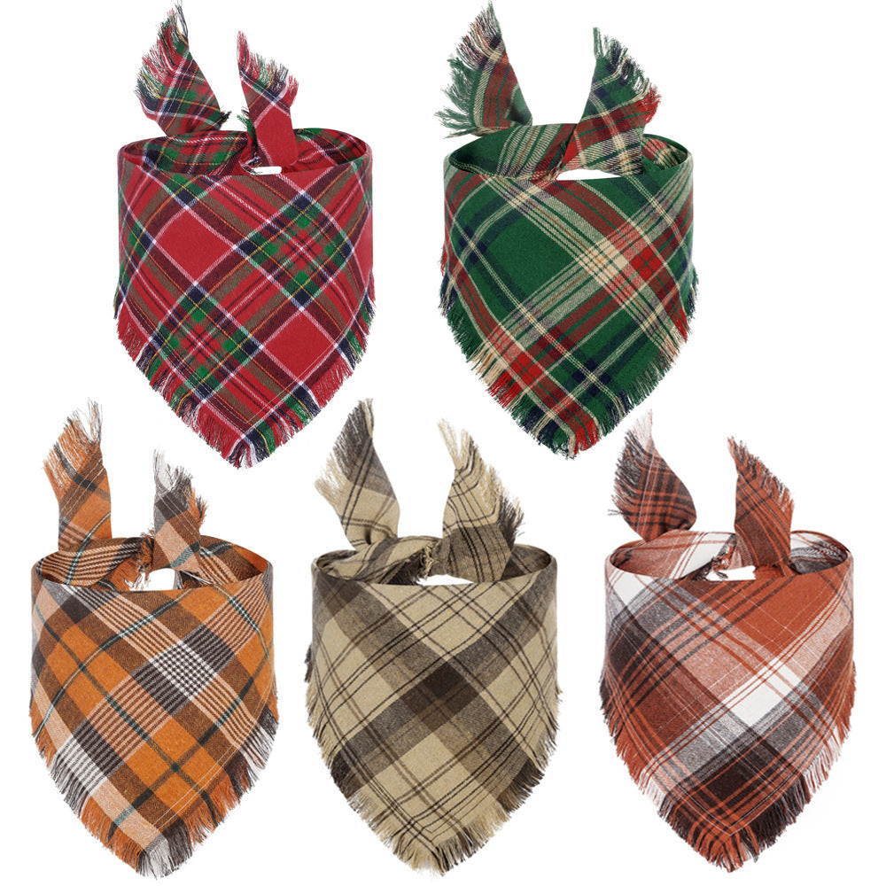 Bandana Automnal pour Chien – Baroudog® FallSpirit Tartan