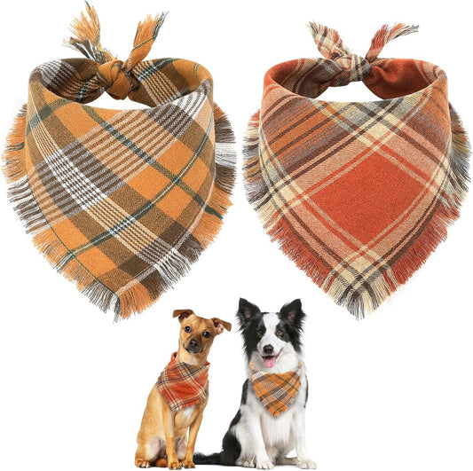 Bandana Automnal pour Chien – Baroudog® FallSpirit Tartan